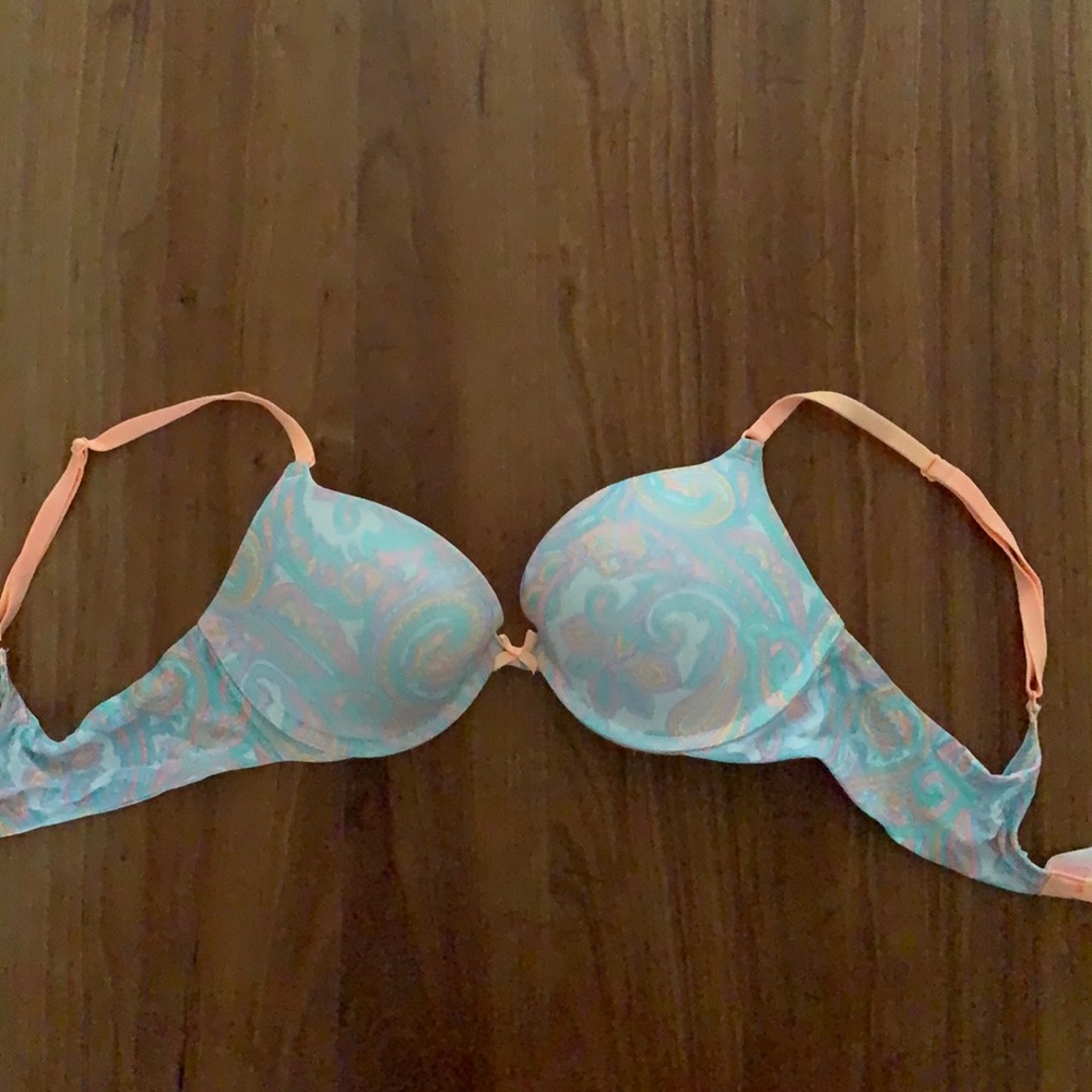 Victoria’s Secret paisley push-up bra